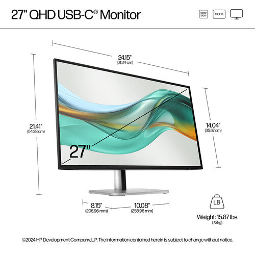 Monitor Hp Series 5 Pro 527pu 27 Qhd Usb-c Pn 9E0G5AA